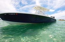 Half day private boat charter with captain in Miami