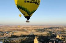 Segovia hot-air balloon flight with transfer from Madrid