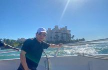 Miami sightseeing bus tour with cruise and Everglades airboat