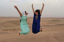 Private sunset tea ceremony in Agafay Desert from Marrakech