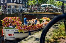 Amsterdam flower boat canal cruise