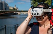 The origins of Paris virtual reality guided tour along the Seine