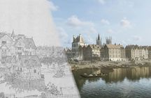 The origins of Paris virtual reality guided tour along the Seine