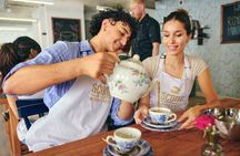 Traditional English scone-making workshop in London with tea