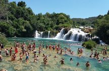 Krka Waterfalls with 30min river cruise from Split or Kaštela