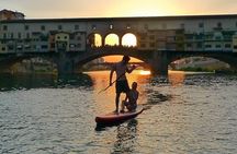 SUP at Ponte Vecchio with a Floating Drink - Florence Paddleboarding