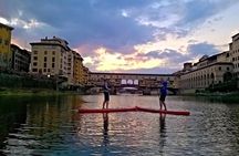 SUP at Ponte Vecchio with a Floating Drink - Florence Paddleboarding