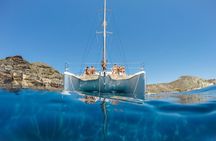 Santorini Catamaran Cruise with Fresh Meal and Open Bar