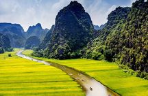 Hoa Lu Tam Coc Full-Day DELUXE Tour Including BUFFET LUNCH & River Boat Ride