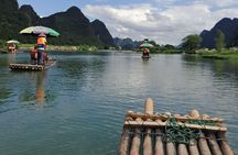 1 Day Yangshuo Countryside Cycling and Yulong bamboo boat Private Tour