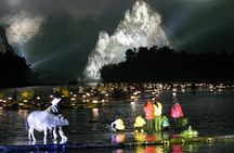 Liusanjie Light Show with English speaking private driver from Yangshuo hotel