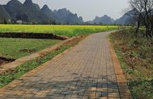 Full-Day Yangshuo Yulong River & Li-River Hiking Private Tour
