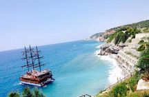 Alanya Catamaran Boat Tour with Sunbathing Swimming & Snorkelling