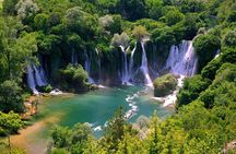 Transfer Mostar to Dubrovnik with Kravice Waterfalls, Blagaj and Počitelj tour
