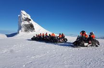 Snowmobiling on Eyjafjallajökull