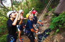 Half day rock climbing and rappelling experience just in Taipei city, Taiwan