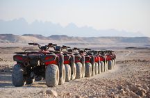 El Gouna Sunset Safari tour by Quad bike, Through The Dry Canyon, and Sand Dunes