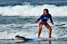 Private Surfing Lesson in Playa Grande for beginners and intermediates