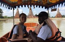 Private Excursion to Ayutthaya, UNESCO World Heritage site with Boat Tour