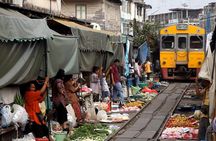Private Damnoen Saduak Floating Market and Train Market Tour