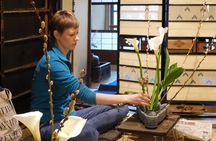 Ikebana Experience in Kyoto Townhouse