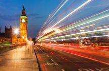 London by Night Sightseeing Open Top Bus Tour with Live Guide