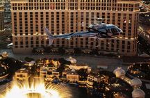 Helicopter Flight of the Las Vegas Strip with Eiffel Tower Dinner