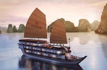 Ginger Cruise Ha Long Cua Van floating fishing village visit Titop Island 3 days