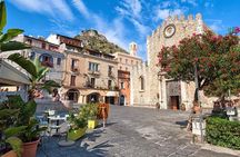 Giardini Naxos, Taormina and Castelmola-White Lotus-From Catania