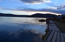 Sunrise on the Floating Uros Island