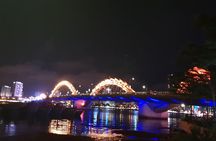 DA NANG NIGHTLIFE Tour with MARBLE MOUNTAIN & LADY BUDDHA STATUE, DRAGON BRIDGE