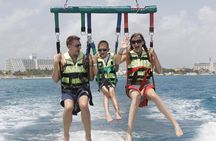 Parasailing from Isla Mujeres Including Transport