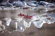 Kayaking on the Sólheimajökull Glacier Lagoon