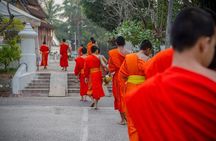Almsgiving Ceremony & Morning Market in Luang Prabang with a Local Guide
