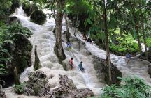 Private Chiang Mai Tour to Bua Thong Waterfalls and Ziplining