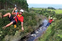 9-Line Waterfall Zipline Experience on the Big Island