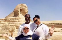 Cairo Layover Tours to Giza Pyramids Egyptian Museum & Bazaar