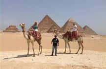 Cairo Layover excursion to Giza Pyramids Sphinx Coptic Cairo & Bazaar