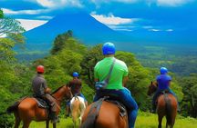 Arenal Volcano Horseback Riding & Baldi Hot Springs. Private Tour
