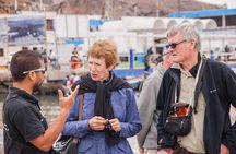 Marine wildlife observation in a fishing village