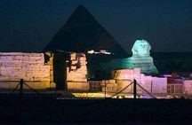Quad Bike Trip during sunset around Pyramids, evening attend the sound & light show at Giza Pyramids with Dinner