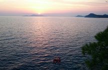 Sunset Kayaking from Lopud island