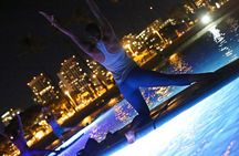 Night SUP Yoga in Honolulu, Hawaii