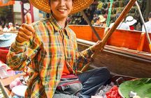 Private Tour: Floating Markets of Damnoen Saduak Cruise Day Trip from Bangkok