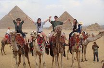 Explore The Sunset or Sunrise at Giza Pyramids By Camel and Horse Riding