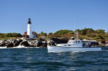Maine Fall Foliage Private Lobster Boat Cruise with Local Drinks
