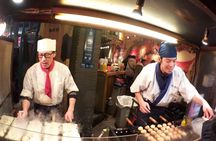 Evening Street Food Hopping Tour in Downtown Osaka