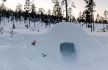 Building a Snow Igloo in Rovaniemi