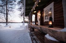 Traditional Lappish evening in the wilderness with dinner