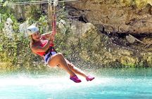 Zipline Mega Splash at Bavaro Adventure Park